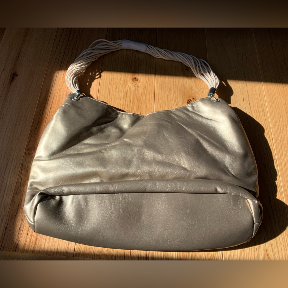 Pureology Gold Metallic Tote Bag / Purse / Hobo bag NWOT - Picture 2 of 5